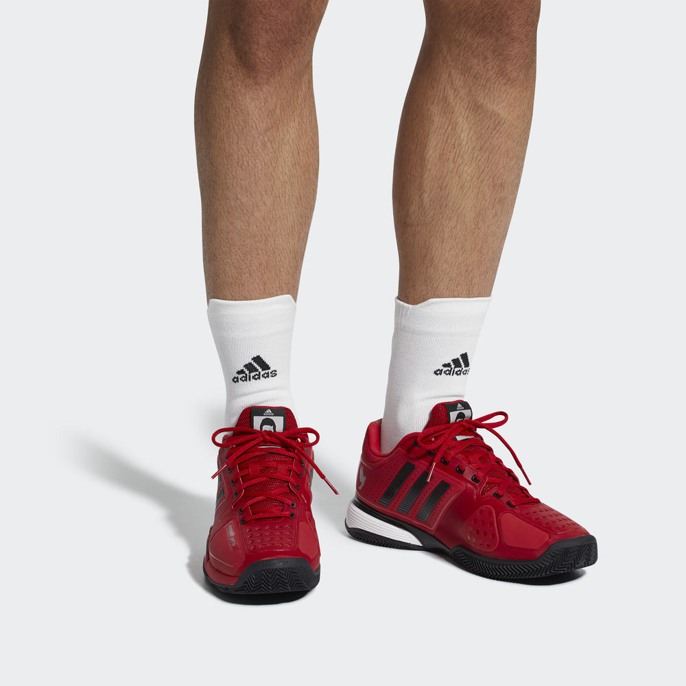 chaussures tennis adidas homme rouge